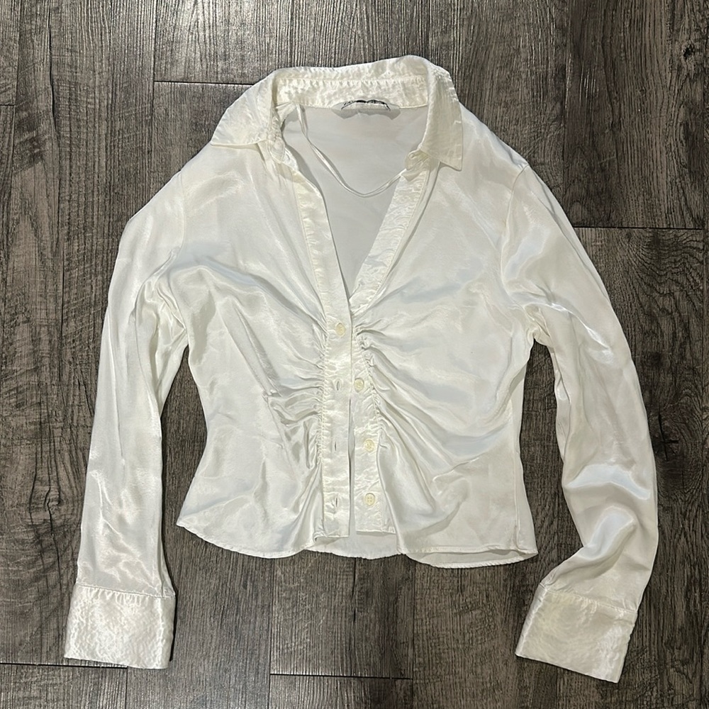 Zara silk long sleeve